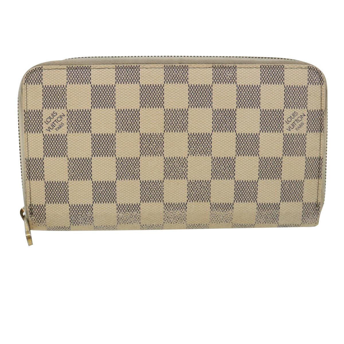 Louis Vuitton  Damier Azur Zippy Organizer Long Wallet N60012 LV Auth 36491