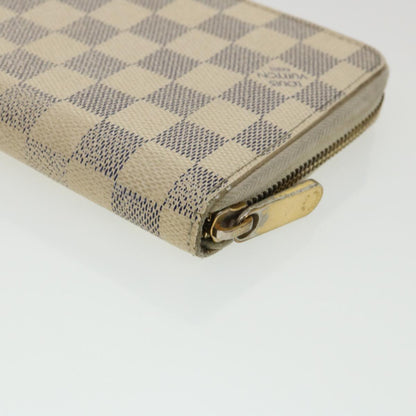 Louis Vuitton  Damier Azur Zippy Organizer Long Wallet N60012 LV Auth 36491