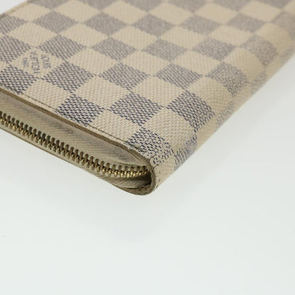 Louis Vuitton  Damier Azur Zippy Organizer Long Wallet N60012 LV Auth 36491