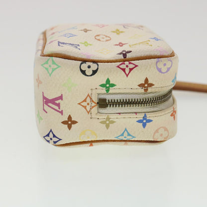 Louis Vuitton  Monogram Multicolor Trousse Wapity Pouch White M58033 Auth 36551