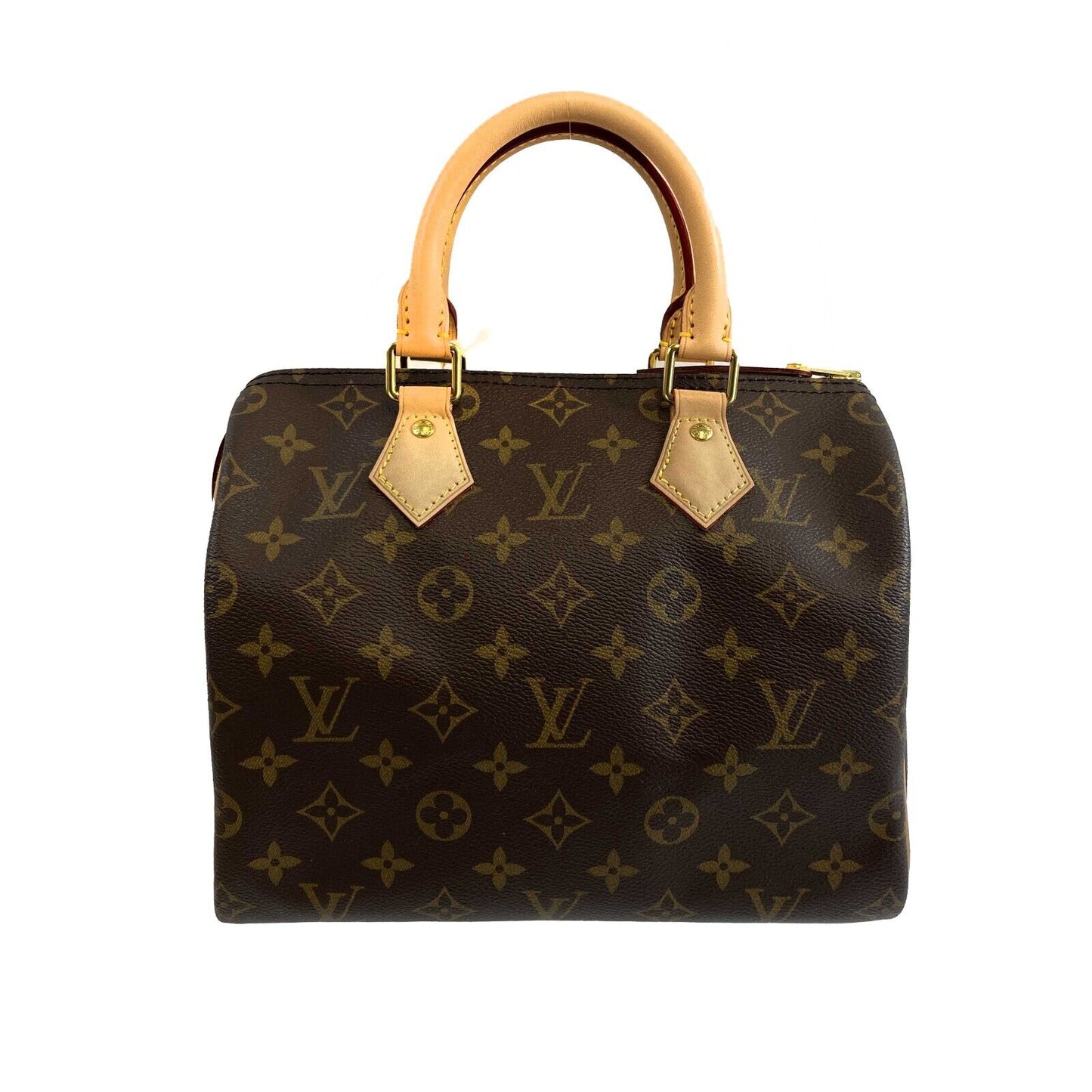 Louis Vuitton  - Excellent - Speedy 25 - Brown Monogram Coated Canvas Satchel