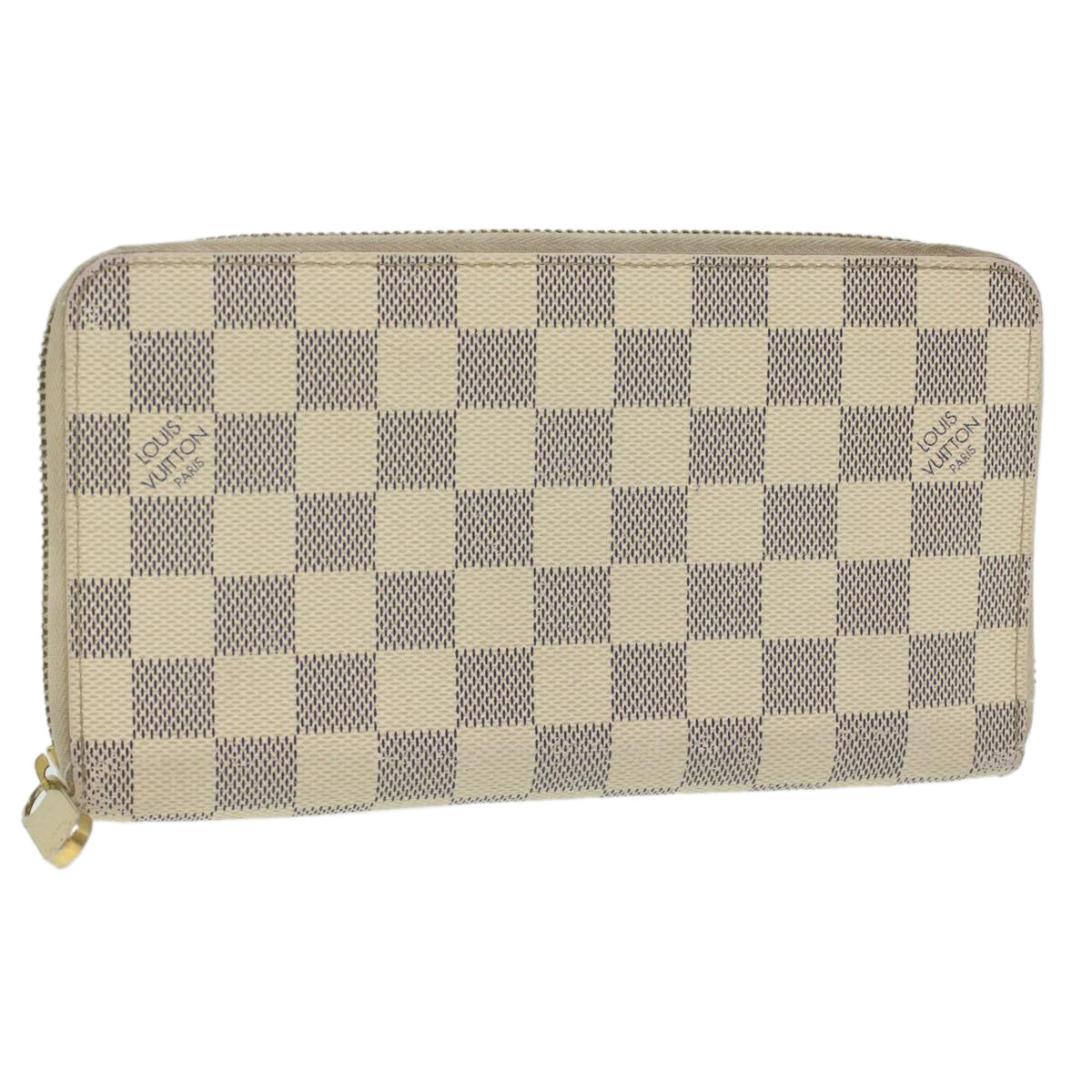 Louis Vuitton  Damier Azur Zippy Organizer Long Wallet N60012 LV Auth 36803