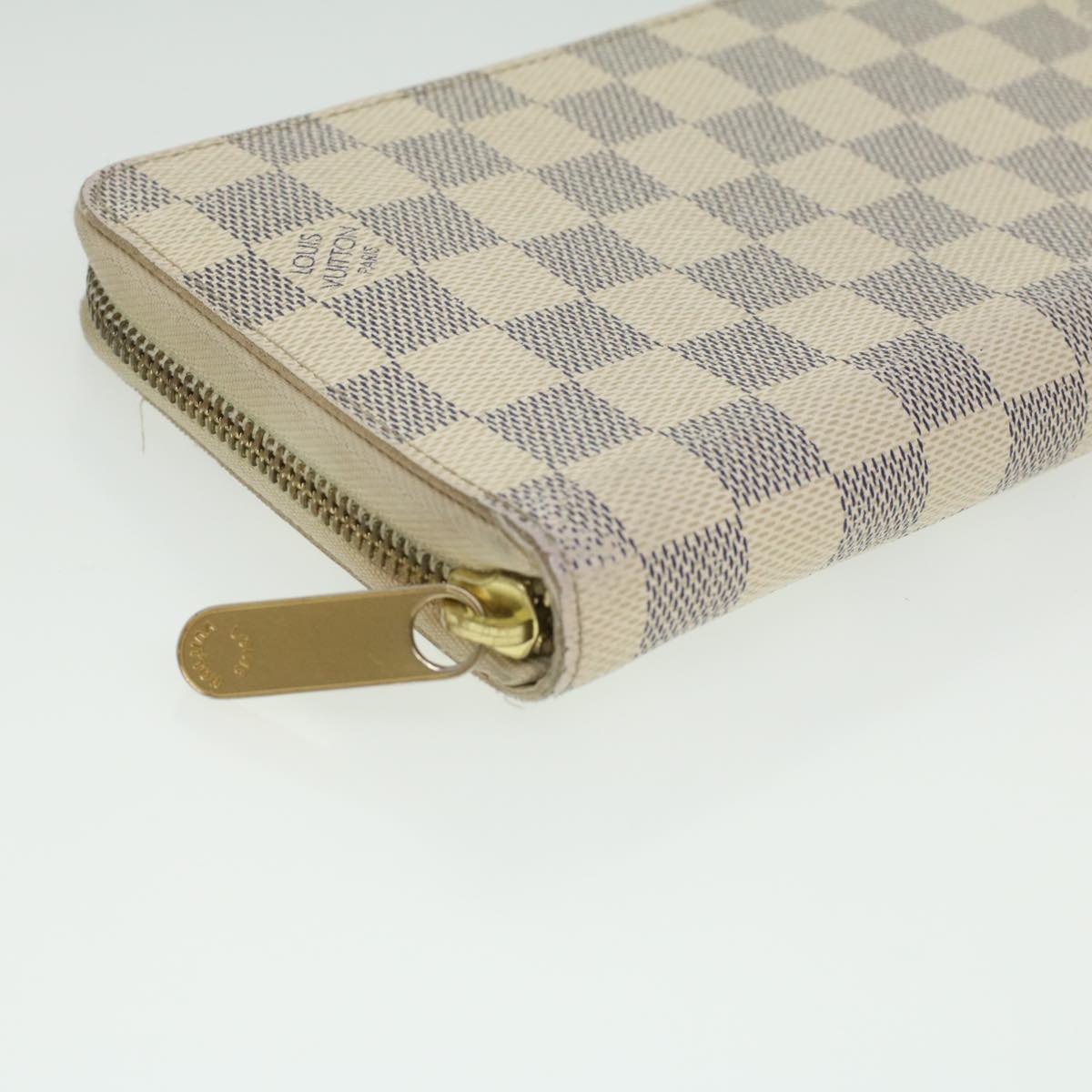 Louis Vuitton  Damier Azur Zippy Organizer Long Wallet N60012 LV Auth 36803