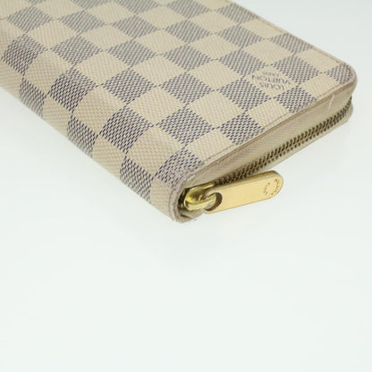 Louis Vuitton  Damier Azur Zippy Organizer Long Wallet N60012 LV Auth 36803