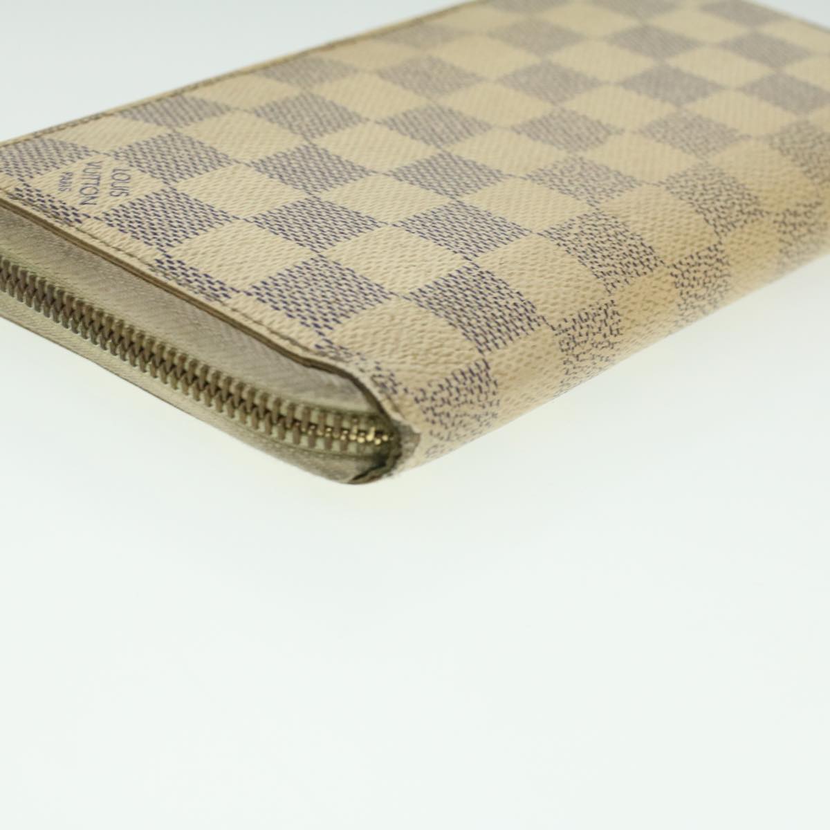 Louis Vuitton  Damier Azur Zippy Wallet Long Wallet N60019 LV Auth 36843