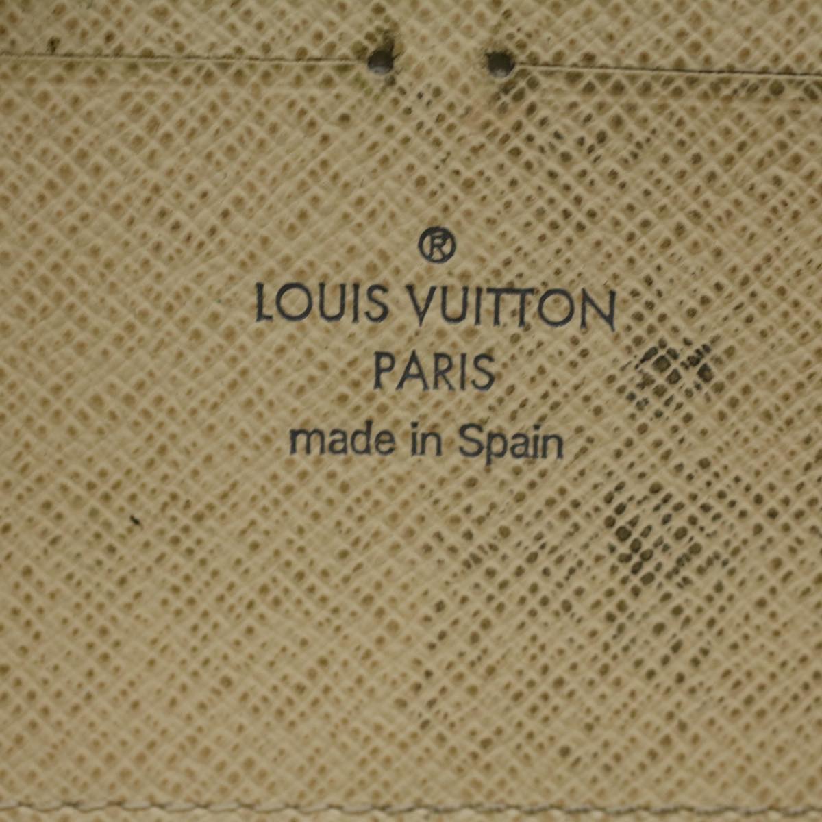 Louis Vuitton  Damier Azur Zippy Wallet Long Wallet N60019 LV Auth 36843