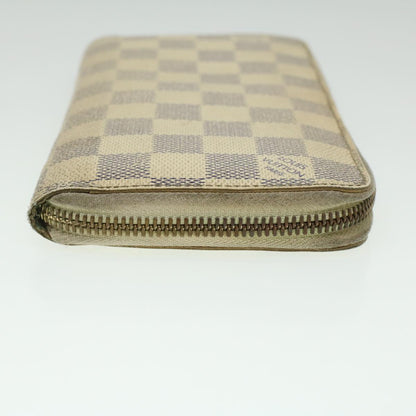 Louis Vuitton  Damier Azur Zippy Wallet Long Wallet N60019 LV Auth 36843