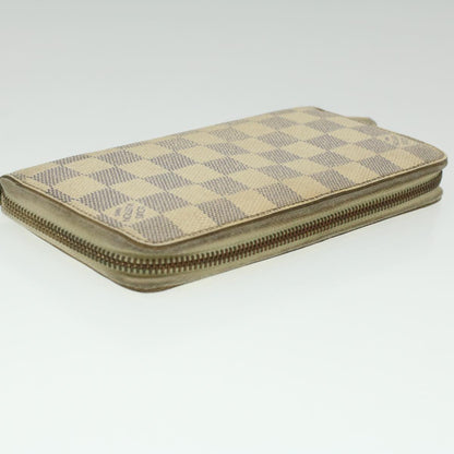 Louis Vuitton  Damier Azur Zippy Wallet Long Wallet N60019 LV Auth 36843