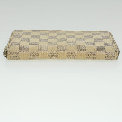 Louis Vuitton  Damier Azur Zippy Wallet Long Wallet N60019 LV Auth 36843