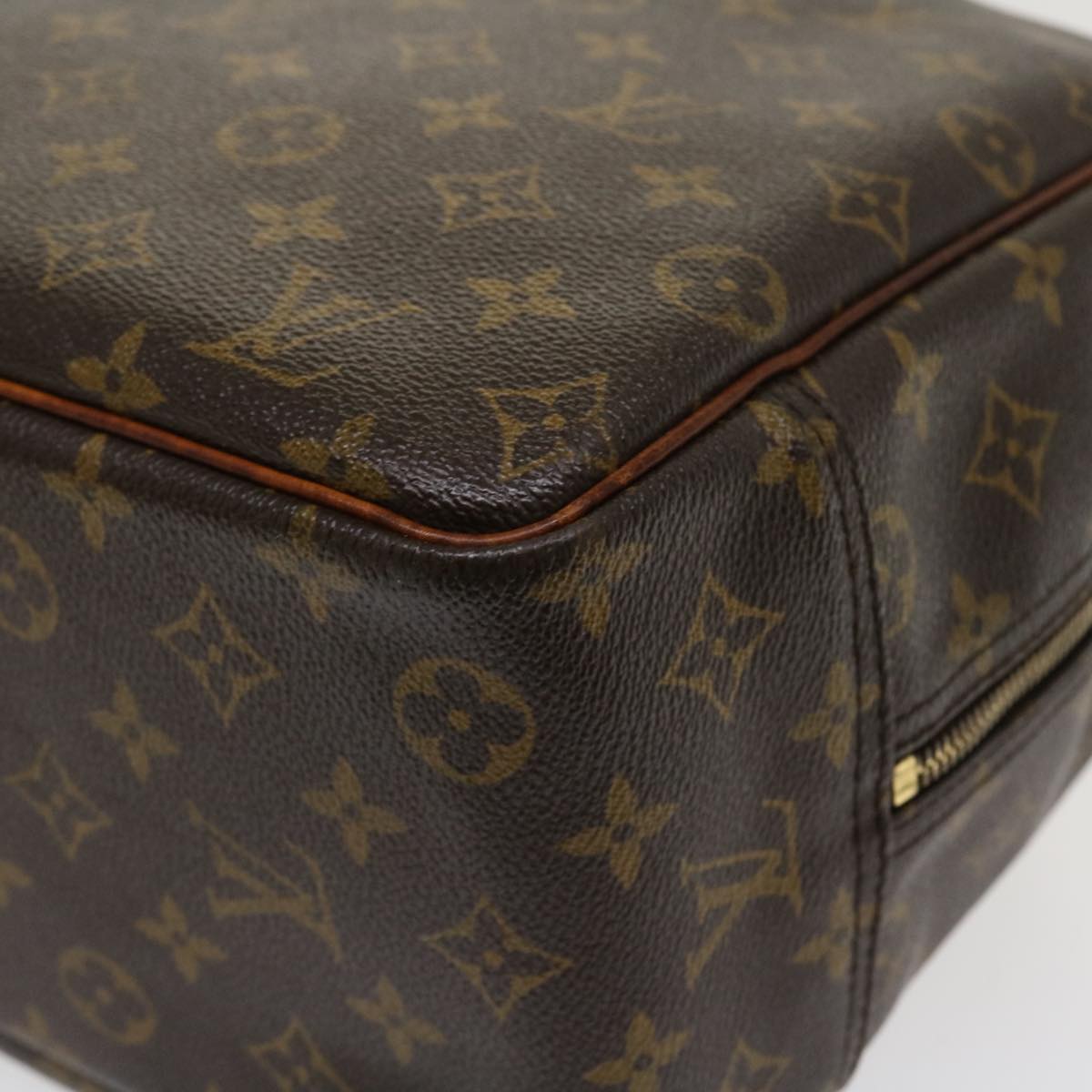 Louis Vuitton  Monogram Deauville Hand Bag M47270 LV Auth 36857