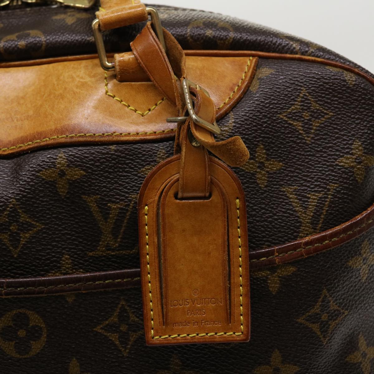 Louis Vuitton  Monogram Deauville Hand Bag M47270 LV Auth 36857