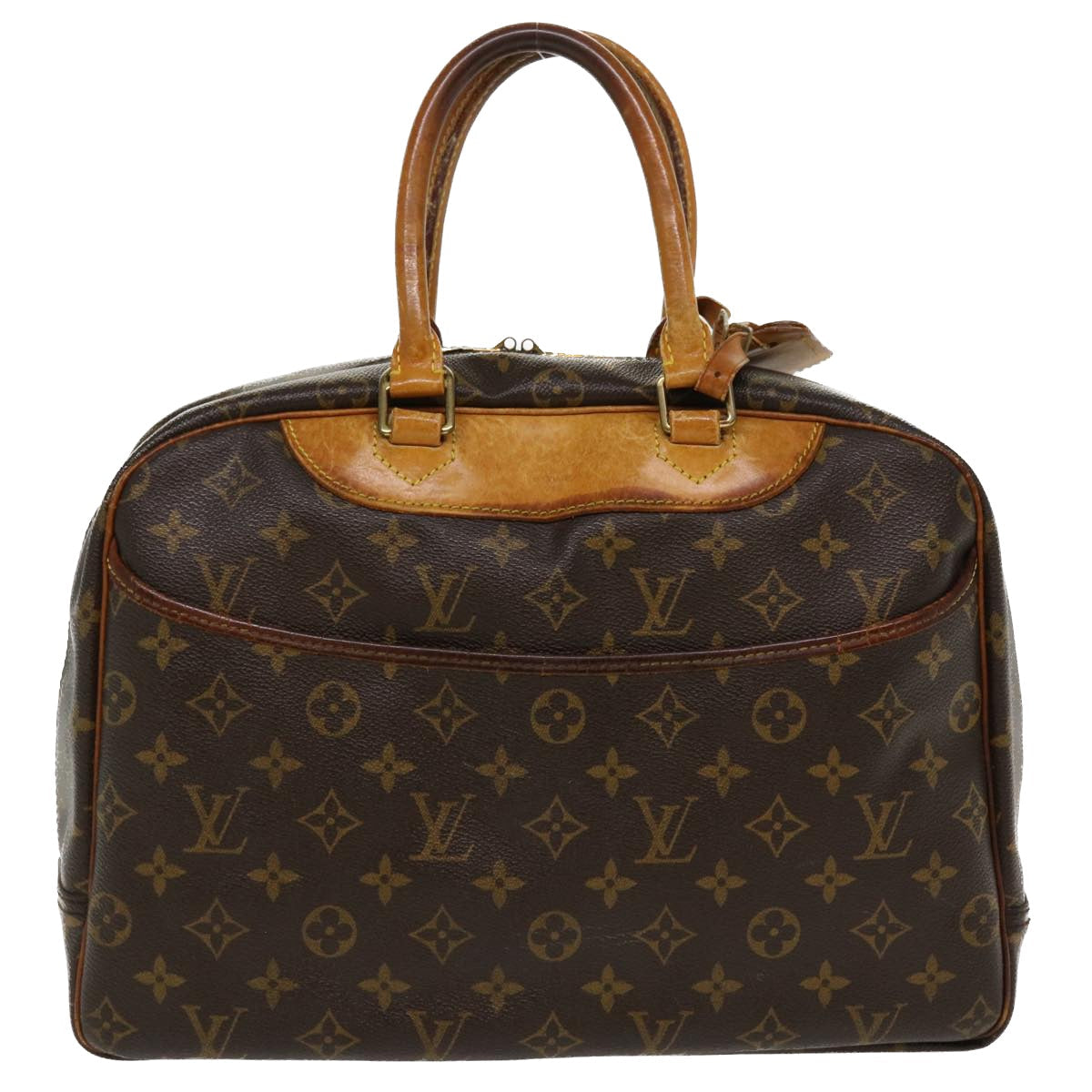 Louis Vuitton  Monogram Deauville Hand Bag M47270 LV Auth 36857