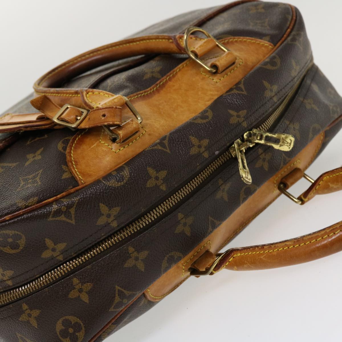 Louis Vuitton  Monogram Deauville Hand Bag M47270 LV Auth 36857