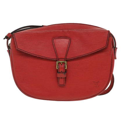 Louis Vuitton  Epi June Feuille Shoulder Bag Red M52157 LV Auth 36897