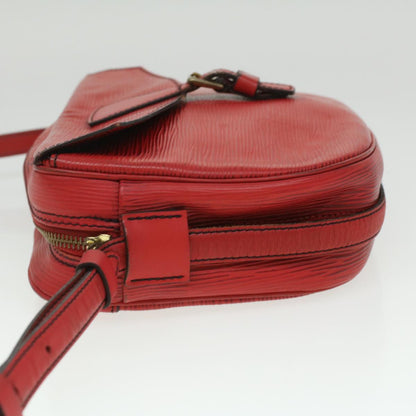 Louis Vuitton  Epi June Feuille Shoulder Bag Red M52157 LV Auth 36897