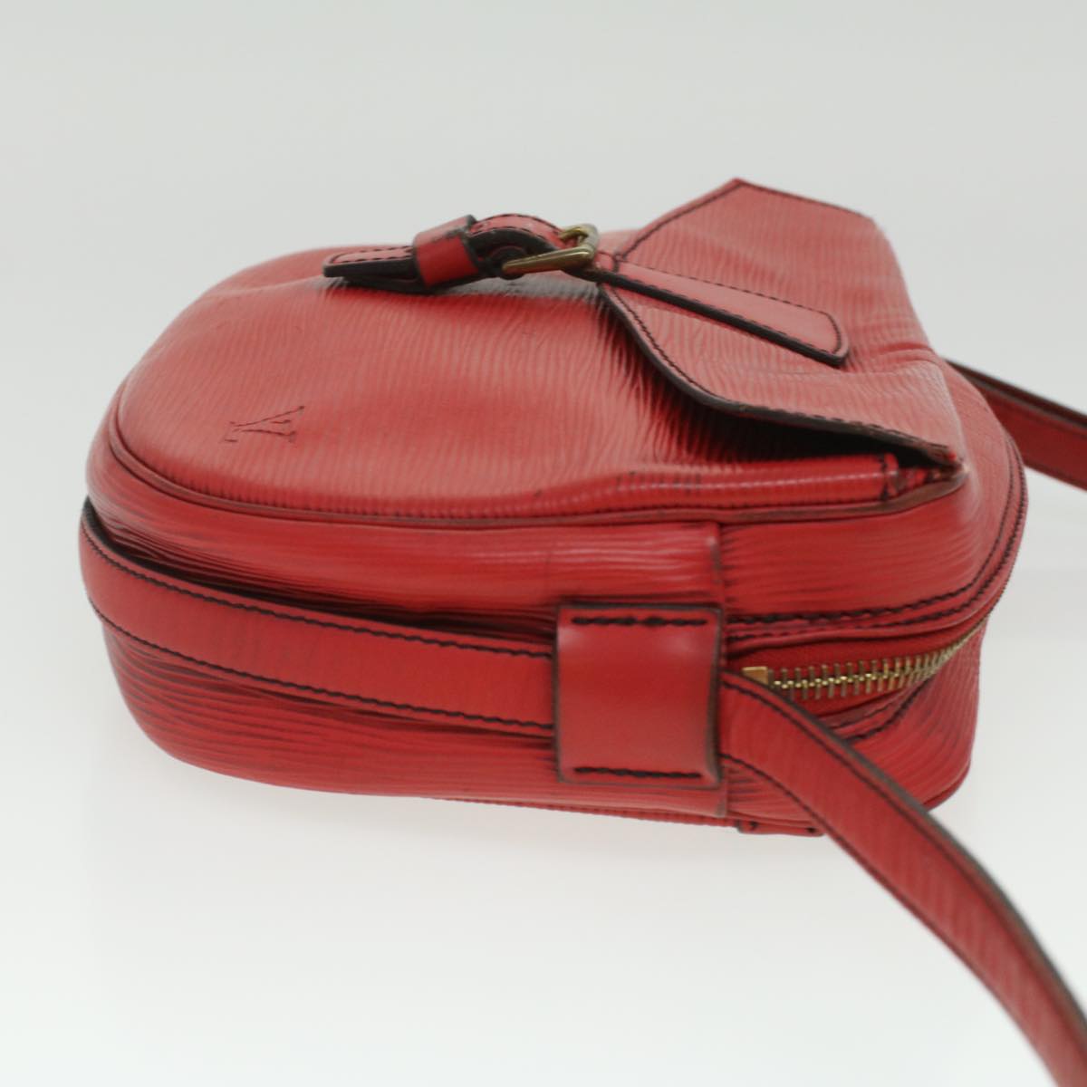 Louis Vuitton  Epi June Feuille Shoulder Bag Red M52157 LV Auth 36897