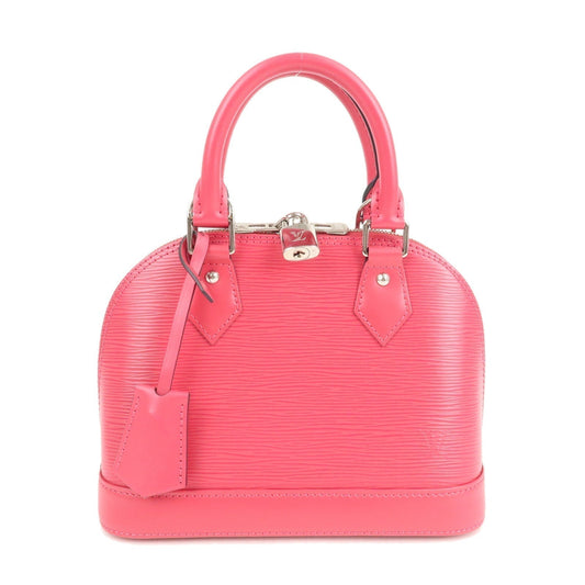 Louis Vuitton Epi Alma BB 2Way Hand Bag Hot Pink M42048