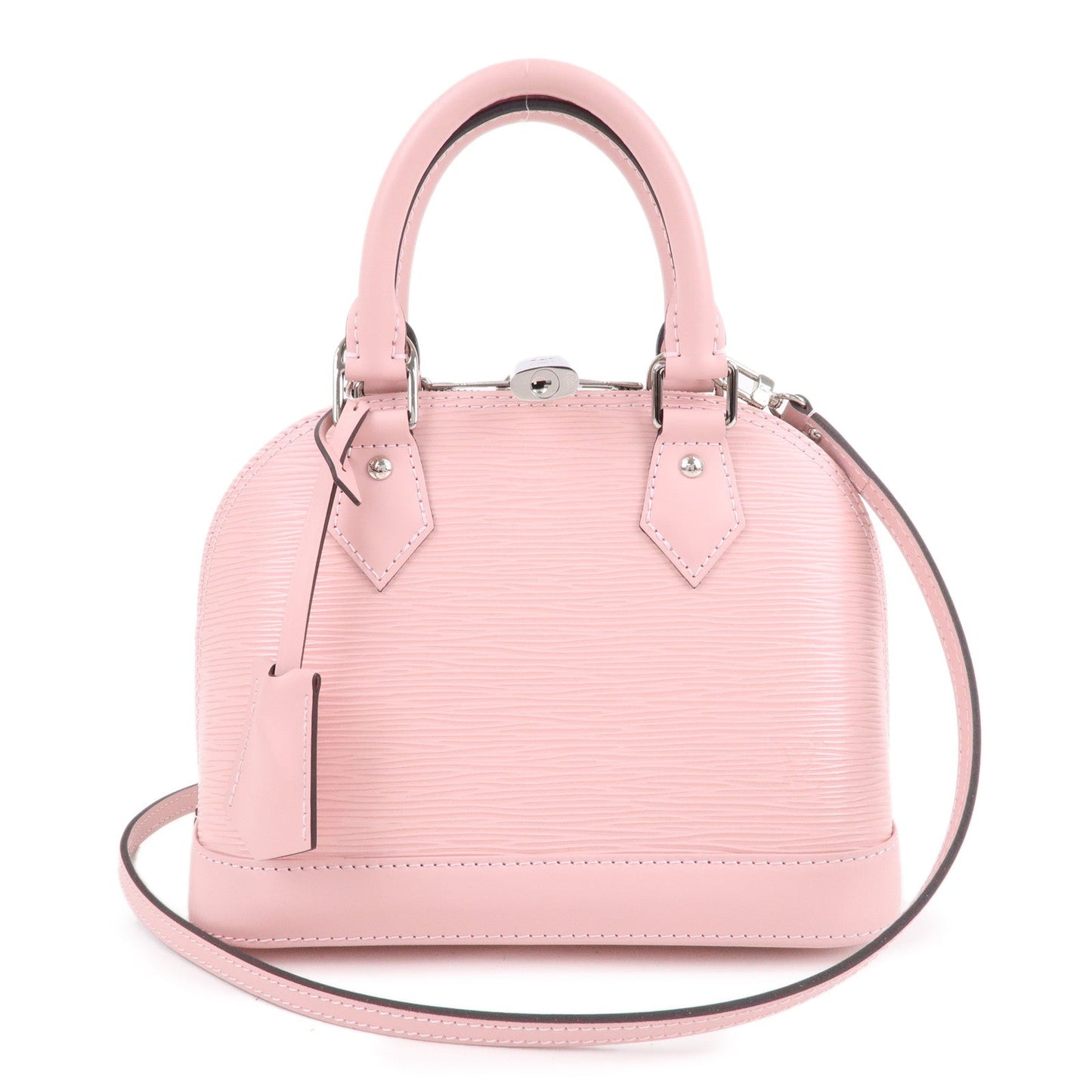 Louis Vuitton Epi Alma BB 2Way Hand Bag Rose Ballerine M41327