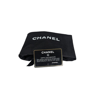 Chanel Black Caviar Quilted Small In & Out Camera Case