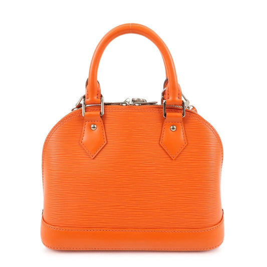 Louis Vuitton Epi Alma BB 2Way Bag Hand Bag Orange M40854