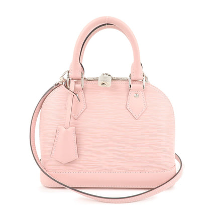 Louis Vuitton Epi Alma BB 2Way Hand Bag Rose Ballerine M41327