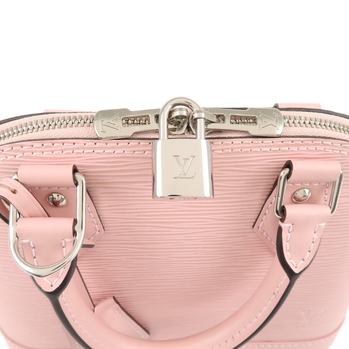 Louis Vuitton Epi Alma BB 2Way Hand Bag Rose Ballerine M41327