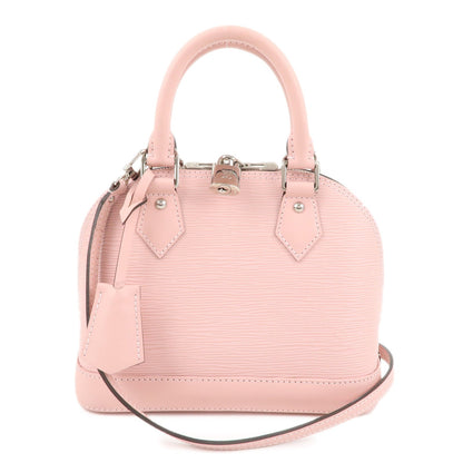 Louis Vuitton Epi Alma BB 2Way Hand Bag Rose Ballerine M41327