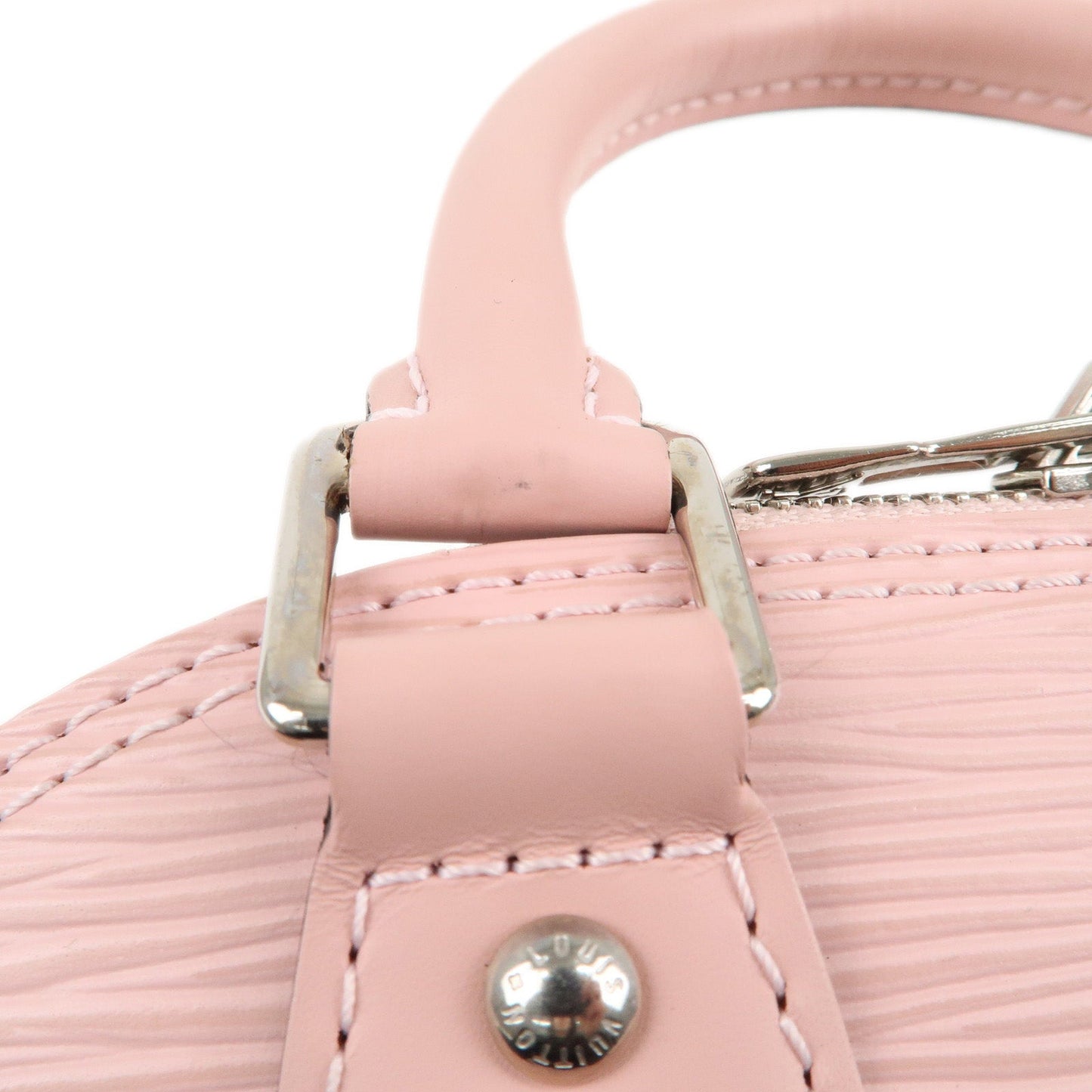 Louis Vuitton Epi Alma BB 2Way Hand Bag Rose Ballerine M41327