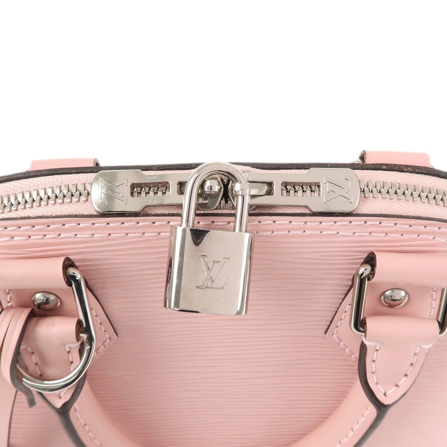 Louis Vuitton Epi Alma BB 2Way Hand Bag Rose Ballerine M41327