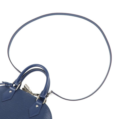 Louis Vuitton Epi Alma BB 2Way Hand Bag Andigo Blue M40855