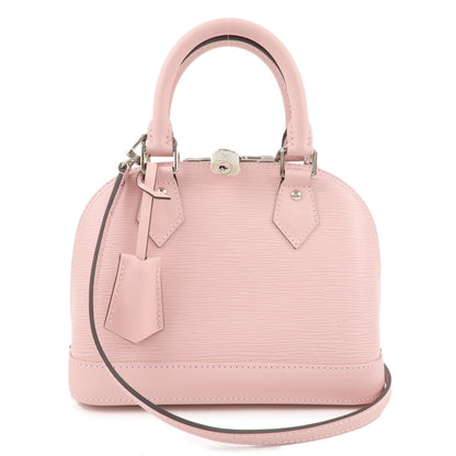 Louis Vuitton Epi Alma BB 2Way Hand Bag Rose Ballerine M41327