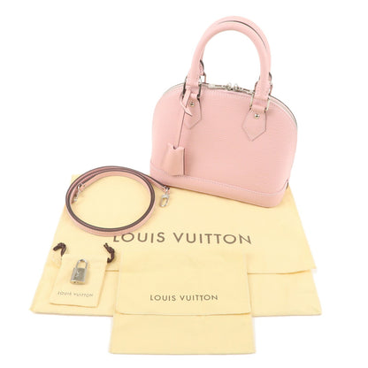 Louis Vuitton Epi Alma BB 2Way Hand Bag Rose Ballerine M41327