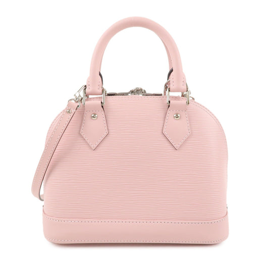 Louis Vuitton Epi Alma BB 2Way Hand Bag Rose Ballerine M41327