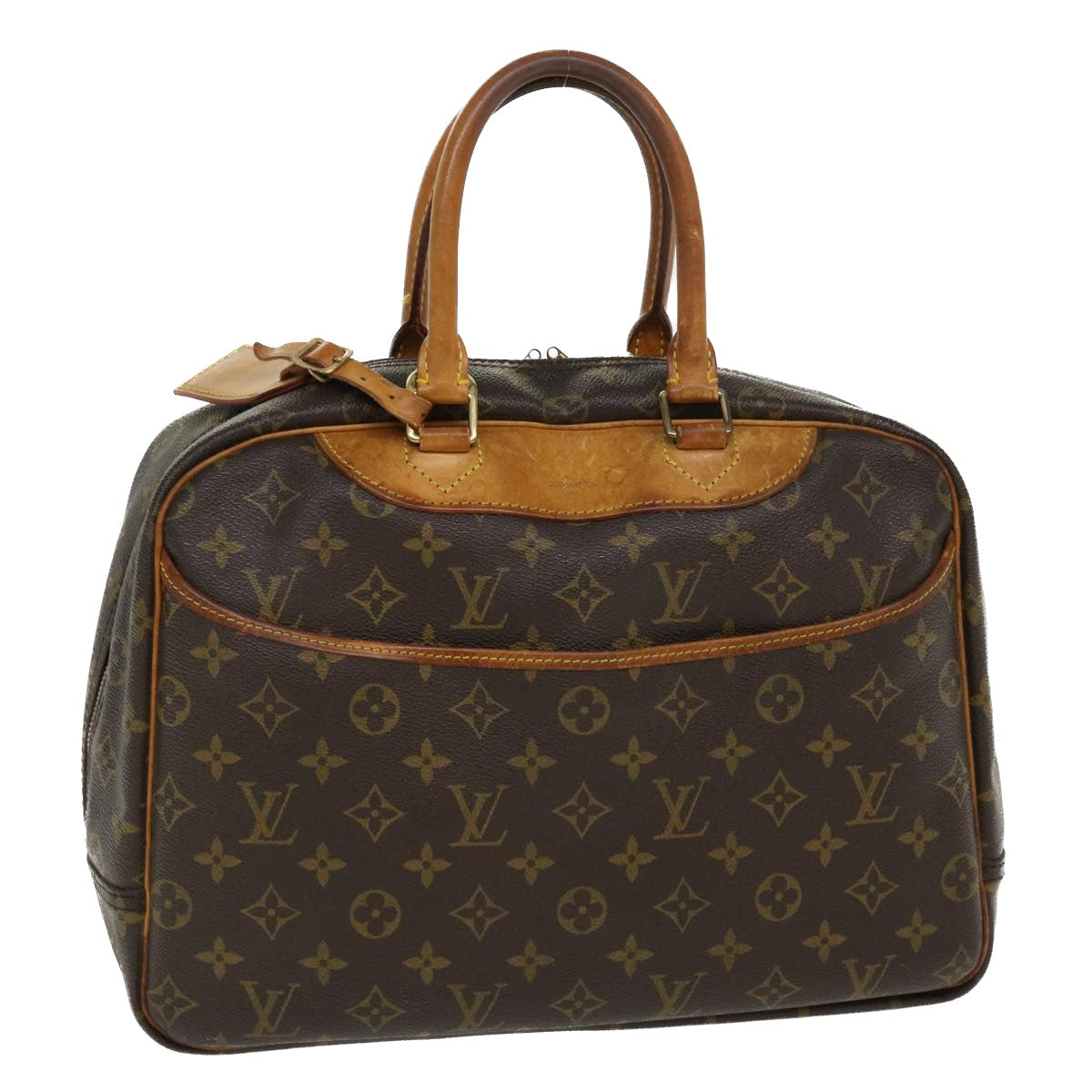 Louis Vuitton  Monogram Deauville Hand Bag M47270 LV Auth 37431