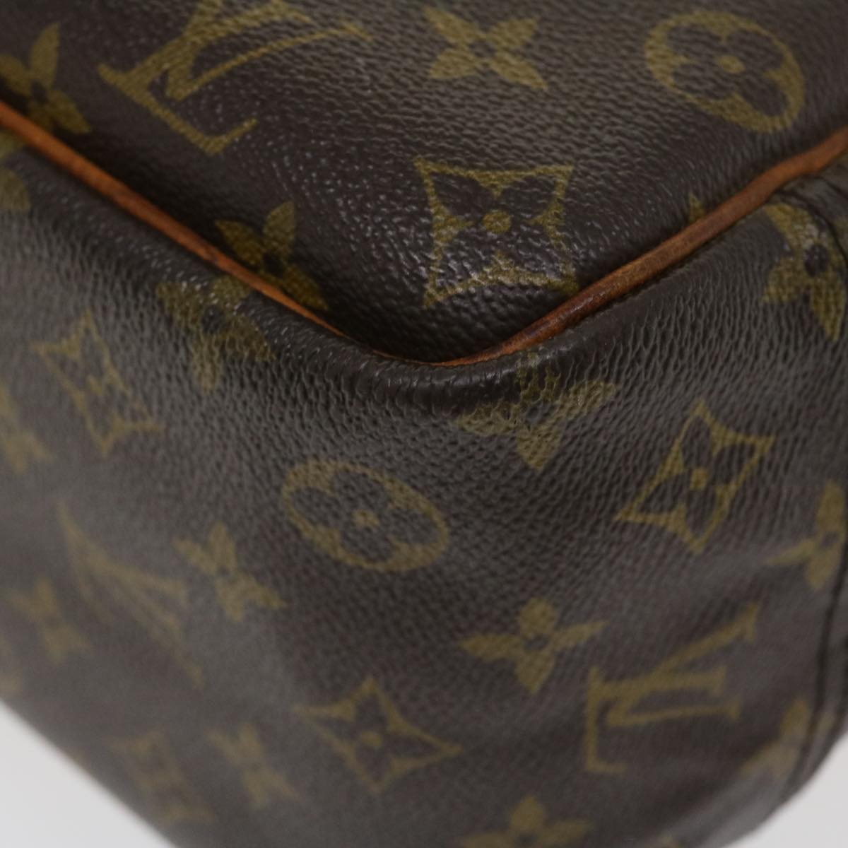 Louis Vuitton  Monogram Deauville Hand Bag M47270 LV Auth 37431