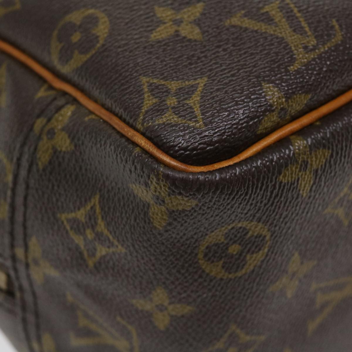 Louis Vuitton  Monogram Deauville Hand Bag M47270 LV Auth 37431