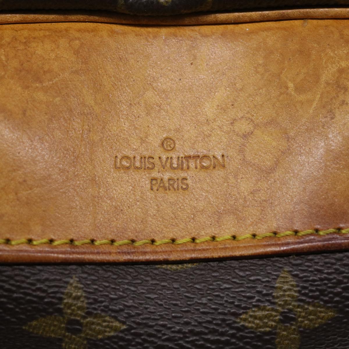 Louis Vuitton  Monogram Deauville Hand Bag M47270 LV Auth 37431