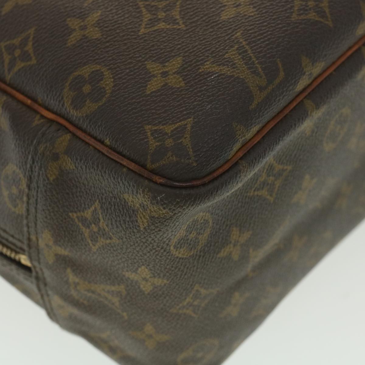 Louis Vuitton  Monogram Deauville Hand Bag M47270 LV Auth 37604