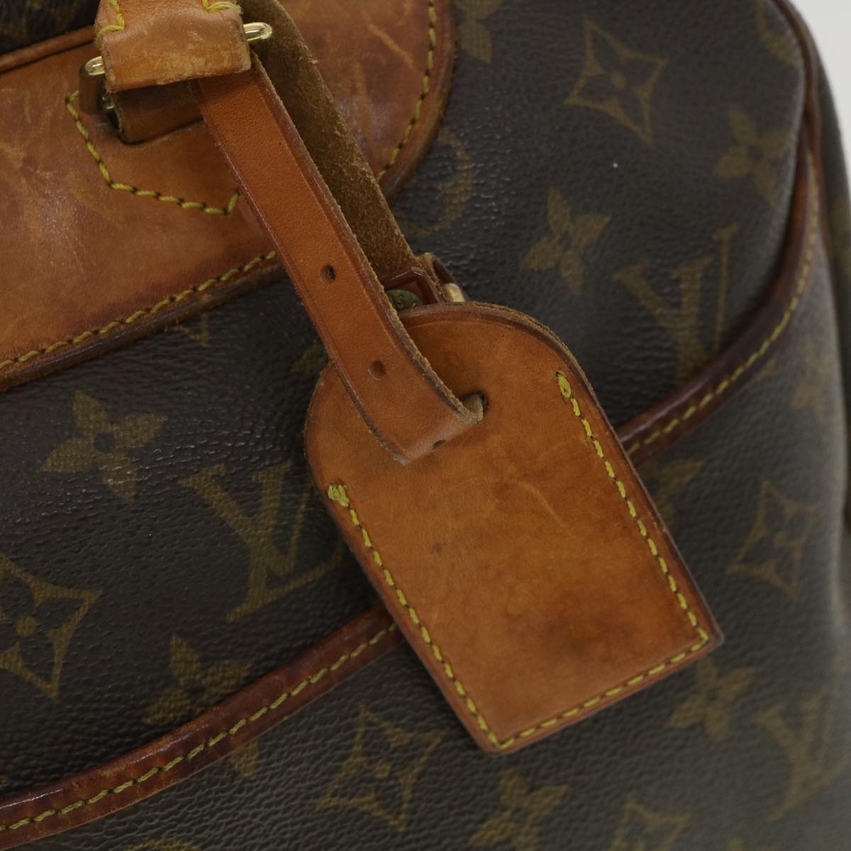 Louis Vuitton  Monogram Deauville Hand Bag M47270 LV Auth 37604