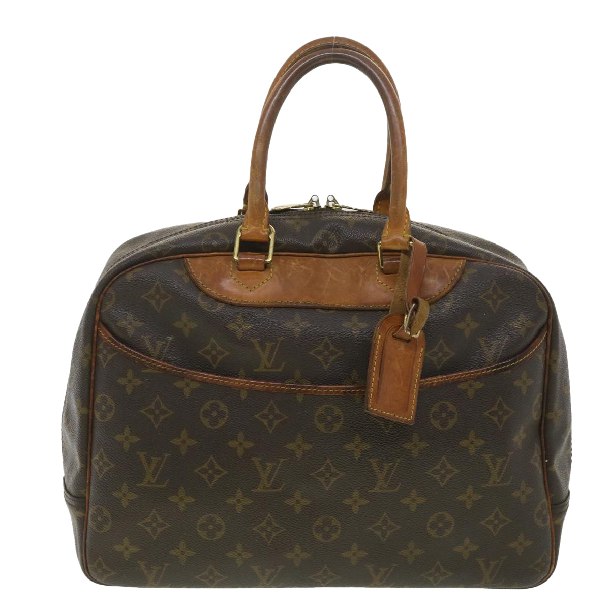 Louis Vuitton  Monogram Deauville Hand Bag M47270 LV Auth 37604