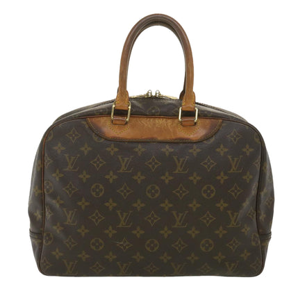 Louis Vuitton  Monogram Deauville Hand Bag M47270 LV Auth 37604