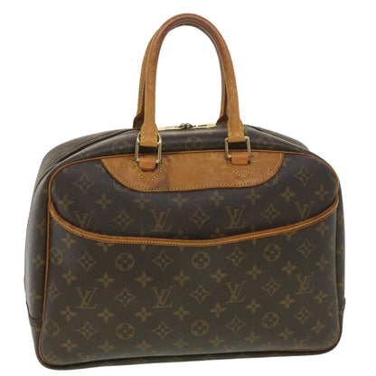 Louis Vuitton  Monogram Deauville Hand Bag M47270 LV Auth 37605