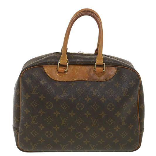 Louis Vuitton  Monogram Deauville Hand Bag M47270 LV Auth 37605