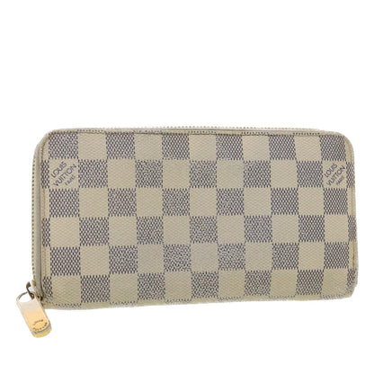 Louis Vuitton  Damier Azur Zippy Wallet Long Wallet N60019 LV Auth 37850