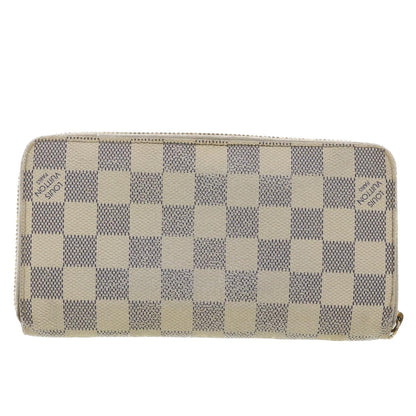 Louis Vuitton  Damier Azur Zippy Wallet Long Wallet N60019 LV Auth 37850