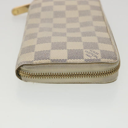 Louis Vuitton  Damier Azur Zippy Wallet Long Wallet N60019 LV Auth 37850