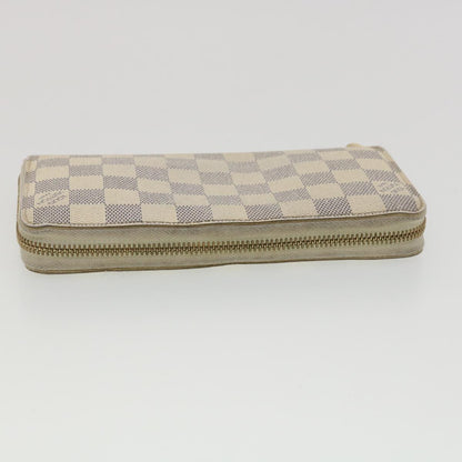 Louis Vuitton  Damier Azur Zippy Wallet Long Wallet N60019 LV Auth 37850