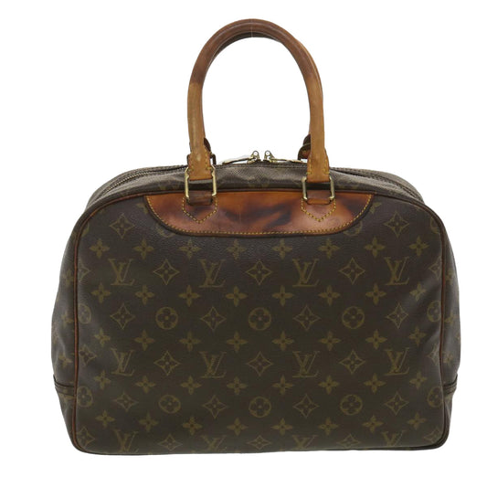 Louis Vuitton  Monogram Deauville Hand Bag M47270 LV Auth 37877