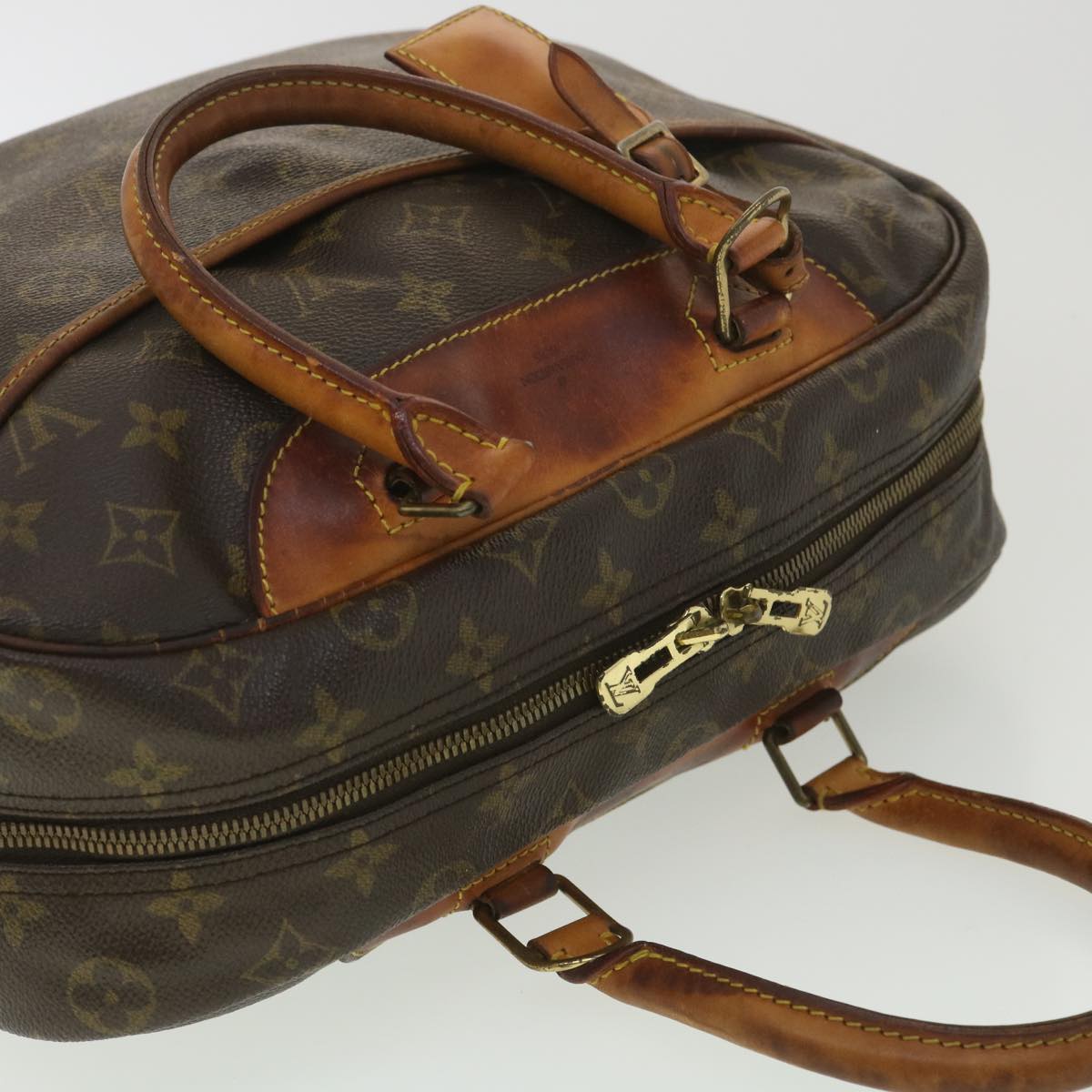 Louis Vuitton  Monogram Deauville Hand Bag M47270 LV Auth 37877