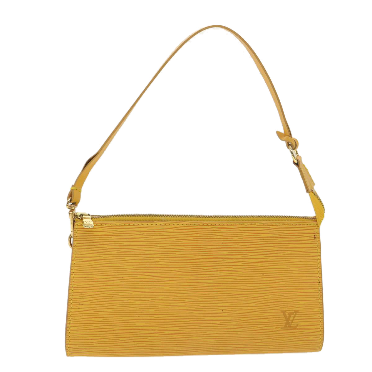 Louis Vuitton  Epi Pochette Accessoires Pouch Yellow M52989 LV Auth 37917